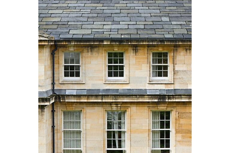 Royal Crescent Bath restored roof