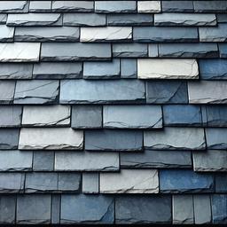 Traditional slate roofing service icon