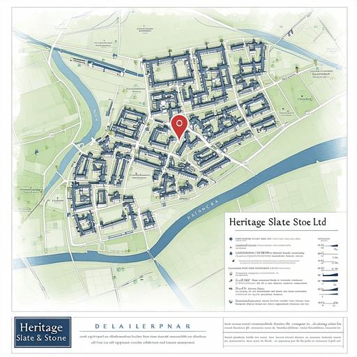 Map showing location of Heritage Slate & Stone in Bath